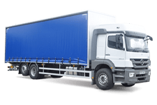 Car Hire Woolwich - 26 Tonne Curtain Side Truck - Truck hire Woolwich